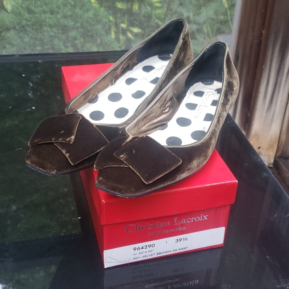 Velvet Christin Lacroix slippers